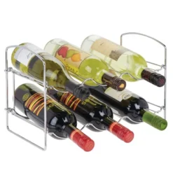 MDesign Collapsible Metal Water Bottle, Wine Rack Holder 14 MDesign Collapsible Metal Water Bottle, Wine Rack Holder -Famous Furniture Store GUEST 56ca28b9 d1e8 4ff4 b401 0b0786d853a4