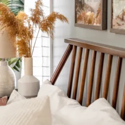 Boho Solid Wood Spindle Platform Bed - Saracina Home -Famous Furniture Store GUEST 56d06391 618a 4987 81f4 c67d43671300