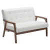 Mid-Century Masterpieces Loveseat White - Baxton Studio 2 Mid-Century Masterpieces Loveseat White - Baxton Studio -Famous Furniture Store GUEST 5770083e 2e3d 4a3c a963 f5c52106dca0