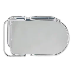 Bedford Chrome Finish Round Edge Bar Cart Silver - Inspire Q -Famous Furniture Store GUEST 577c4e71 d8a1 421e adf0 a20d838894a1