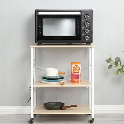 Somdot Baker's Rack Kitchen Utility Storage Microwave Stand 6 Somdot Baker's Rack Kitchen Utility Storage Microwave Stand - Image 4