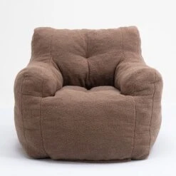 Panpan Bean Bag Chairs With Memory Foam,37" W Faux Fur Teddy Bean Bag Chair,Fluffy Lazy Sofa-The Pop Maison -Famous Furniture Store GUEST 58155ee5 f180 4ad4 a03a 7cf277b027db