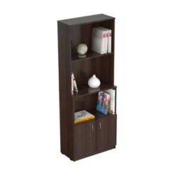 63" Bookcase Espresso - Inval -Famous Furniture Store GUEST 58ff33ad c388 48bd 9024 a180e8478234
