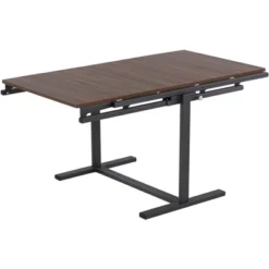 55 Downing Street Walnut And Gray Convertible Bookshelf Dining Table 16 55 Downing Street Walnut And Gray Convertible Bookshelf Dining Table -Famous Furniture Store GUEST 592397fc 2d09 48b3 9142 280f056f6322