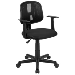 Flash Furniture Flash Fundamentals Mid-Back Mesh Swivel Task Office Chair With Pivot Back And Arms 29 Flash Furniture Flash Fundamentals Mid-Back Mesh Swivel Task Office Chair With Pivot Back And Arms -Famous Furniture Store GUEST 5a450ba8 2173 4c6d 8783 d958c32acbe1