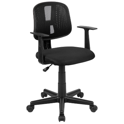 Flash Furniture Flash Fundamentals Mid-Back Mesh Swivel Task Office Chair With Pivot Back And Arms 16 Flash Furniture Flash Fundamentals Mid-Back Mesh Swivel Task Office Chair With Pivot Back And Arms - Image 14