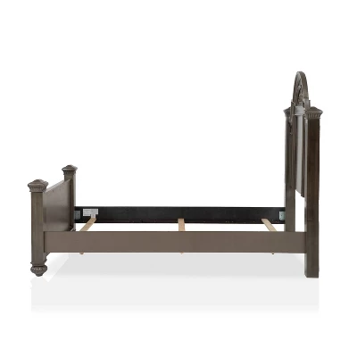 3pc Pennings Traditional Bed Set With 2 Nightstands Gray - HOMES: Inside + Out 12 3pc Pennings Traditional Bed Set With 2 Nightstands Gray - HOMES: Inside + Out - Image 10