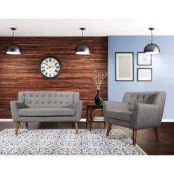 Mill Lane Loveseat With Coffee Legs - OSP Home Furnishings -Famous Furniture Store GUEST 5b0ce391 3b7f 4f92 9a3d 2a67c0779737