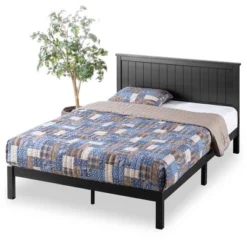Santiago Wood Platform Bed Frame Black - Zinus 17 Santiago Wood Platform Bed Frame Black - Zinus -Famous Furniture Store GUEST 5c6a363f 6309 485b 83a7 31c1d368d8b2