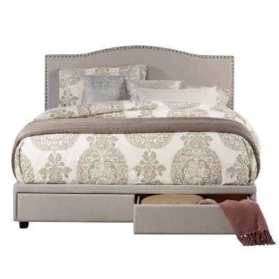Kiley Upholstered Storage Bed Gray - Hillsdale Furniture 3 Kiley Upholstered Storage Bed Gray - Hillsdale Furniture