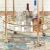 Devin Oval Metal Bar Cart Bright Gold - Lifestorey 2 Devin Oval Metal Bar Cart Bright Gold - Lifestorey -Famous Furniture Store GUEST 5df3e9f0 f07e 446e b947 b16db2d64c23