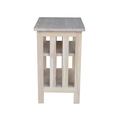 International Concepts Mission Printer Stand Unfinished 6 International Concepts Mission Printer Stand Unfinished - Image 4