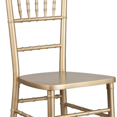 Flash Furniture HERCULES Series Gold Wood Chiavari Barstool 6 Flash Furniture HERCULES Series Gold Wood Chiavari Barstool - Image 4