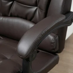 HOMCOM High-Back Executive Office Chair With Footrest, PU Leather Computer Chair With Reclining Function And Armrest, Ergonomic Office Chair, Coffee 11 HOMCOM High-Back Executive Office Chair With Footrest, PU Leather Computer Chair With Reclining Function And Armrest, Ergonomic Office Chair, Coffee -Famous Furniture Store GUEST 5f276526 299c 4f58 8f3f 10380a5fb12d