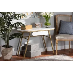 Mabel Metal Console Table With Faux Marble Tabletop Gold - Baxton Studio 14 Mabel Metal Console Table With Faux Marble Tabletop Gold - Baxton Studio -Famous Furniture Store GUEST 5fc8e842 933b 4b3d 981f 2f0cb058ce7b