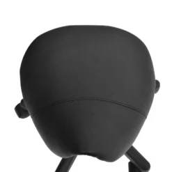 HOMCOM Rolling Saddle Stool, Swivel Salon Chair, Ergonomic Faux Leather Stool, Adjustable Height With Wheels For Spa, Salon, Massage, Office, Black -Famous Furniture Store GUEST 60b0f174 d373 46a1 b81f 07f8f757ccc5