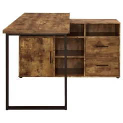 Hertford 2 Drawer L-Shape Desk - Coaster -Famous Furniture Store GUEST 615b5d78 f15b 47bc a3d3 a0d419e03a00