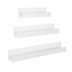 3pc Levie Wooden Picture Ledge Wall Shelf Set - Kate & Laurel All Things Decor -Famous Furniture Store GUEST 635382f6 7e2d 45fe 977d 00667af48ef2