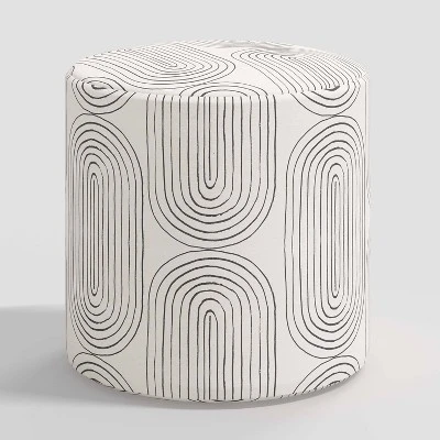 Round Thalia Ottoman In Patterns - Skyline Furniture 9 Round Thalia Ottoman In Patterns - Skyline Furniture - Image 7
