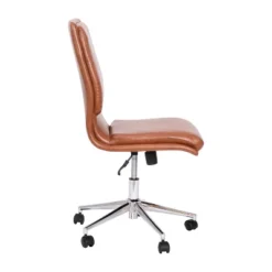 Flash Furniture Madigan Mid-Back Armless Swivel Task Office Chair With Upholstery And Adjustable Metal Base -Famous Furniture Store GUEST 640d9439 f1b0 44e6 a044 d3c91b35a09a
