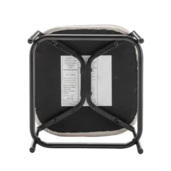 Modern Square Counter Height Barstool Faux Leather - WOVENBYRD -Famous Furniture Store GUEST 6411ebcd e7ff 4bf7 ab66 64e779a46fde