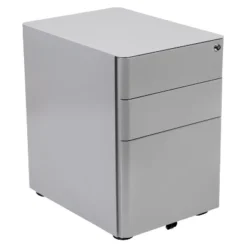 Flash Furniture Modern 3-Drawer Mobile Locking Filing Cabinet With Anti-Tilt Mechanism And Hanging Drawer For Legal & Letter Files -Famous Furniture Store GUEST 64be7cc8 aa84 4cf4 93ba b3a785e69ad8