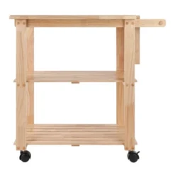 Utility Cart With Cutting Board Wood/Natural - Winsome -Famous Furniture Store GUEST 65818a77 0ed2 44f0 8df9 94a9a6627fc1