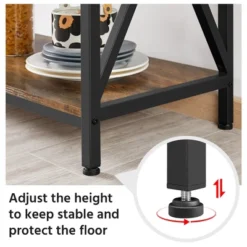 Yaheetech 5-Tier Kitchen Baker's Rack Utility Storage Shelf With 5 Shelves & Adjustable Feet 12 Yaheetech 5-Tier Kitchen Baker's Rack Utility Storage Shelf With 5 Shelves & Adjustable Feet -Famous Furniture Store GUEST 670275b2 7efc 447e baca d9a886a8c1f9