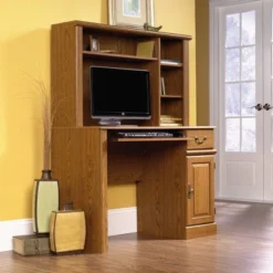Orchard Hills Computer Desk With Hutch Gray - Sauder