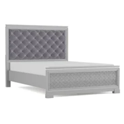 3pc Tenaya Bed With 2 Nightstands Set Silver/Gray - HOMES: Inside + Out 26 3pc Tenaya Bed With 2 Nightstands Set Silver/Gray - HOMES: Inside + Out -Famous Furniture Store GUEST 676865a2 29c7 4e03 8a36 e70f939ce1fa