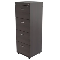 51.97" 4 Drawer Locking File Cabinet Espresso - Inval -Famous Furniture Store GUEST 680bef99 aa5f 413b 90e1 edeea5cf2a5d