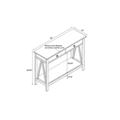 Titian Console Table - Linon -Famous Furniture Store GUEST 68317c3f 0bc0 4452 a05e d4caced2930c