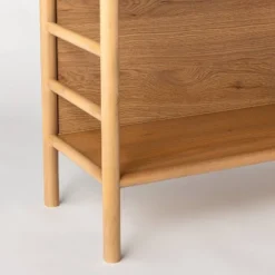 72" Holladay Curved Wooden Bookcase - Threshold™ Designed With Studio McGee -Famous Furniture Store GUEST 68f47188 5121 4717 ac39 f4ceeabd4e01