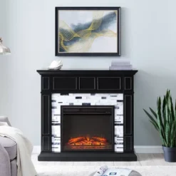 Dalmen Marble Fireplace Black - Aiden Lane -Famous Furniture Store GUEST 6924354e b42e 4eea 86fc 4bbde3663e95