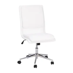Flash Furniture Madigan Mid-Back Armless Swivel Task Office Chair With Upholstery And Adjustable Metal Base -Famous Furniture Store GUEST 69c980f3 f164 4d9b 814d 9eacfb9371e2