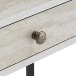 3pc Neveah Marble Ladder Desk And Bookcase Set Matte Black - Inspire Q 23 3pc Neveah Marble Ladder Desk And Bookcase Set Matte Black - Inspire Q -Famous Furniture Store GUEST 69d42814 f97d 4d09 bccd b8203c9a7b7b