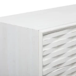 Contemporary Carved Woven Pattern 3 Drawer Wood Cabinet White - Olivia & May 24 Contemporary Carved Woven Pattern 3 Drawer Wood Cabinet White - Olivia & May -Famous Furniture Store GUEST 6a000d4c 816c 4124 8cbf ae2e0e7be525
