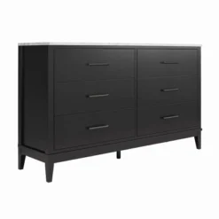 Morganfield Wide 6 Drawer Marble Top Dresser - Room & Joy -Famous Furniture Store GUEST 6b049b51 a8d3 4c67 8c73 38e8186c835c