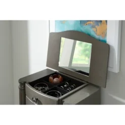 Sedalia Jewelry Armoire Gray - Powell Company -Famous Furniture Store GUEST 6c1bfca2 af72 42b8 a2b9 c8f419fff484