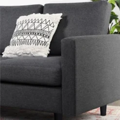 Yaheetech Modern Loveseat Sofa Upholstery Fabric 3-Seater Sofa Couch-Gray -Famous Furniture Store GUEST 6c7e8289 32ed 4202 bf14 452647d74c27