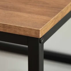 HOMCOM L-Shaped Home Office Writing Desk With Storage Shelf Drawer Industrial Corner PC Study Table Computer Workstation Brown 15 HOMCOM L-Shaped Home Office Writing Desk With Storage Shelf Drawer Industrial Corner PC Study Table Computer Workstation Brown -Famous Furniture Store GUEST 6dc2e2c4 f44d 482b 9a2c 02ad6c5053e3