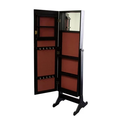 Jewelry Armoire Brown - Ore International 4 Jewelry Armoire Brown - Ore International - Image 2