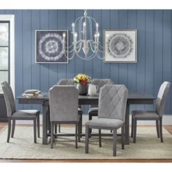 Riga Extendable Dining Table Gray - Buylateral 12 Riga Extendable Dining Table Gray - Buylateral -Famous Furniture Store GUEST 7097bc80 71a6 4561 9923 48a8a9475a67