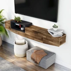 Tarper Floating TV Stand For TVs Up To 70" - MiBasics -Famous Furniture Store GUEST 70d93f35 0ab6 4ac5 ab9b f3debced15db