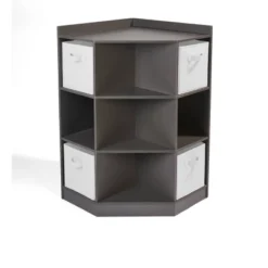 Badger Basket Corner Cubby Storage Unit With 4 Reversible Baskets Charcoal 13 Badger Basket Corner Cubby Storage Unit With 4 Reversible Baskets Charcoal -Famous Furniture Store GUEST 70fa3fb7 29a2 46c4 8bda 5c2544c8e5f4