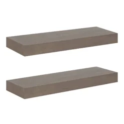 2pc 24" Havlock Wood Shelf Set - Kate & Laurel All Things Decor -Famous Furniture Store GUEST 714269f8 d754 4b18 99ef e0c7d2c4e595