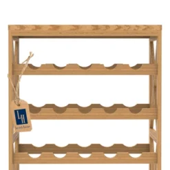 Hastings Home 25-Bottle Holder Freestanding Wine Rack With Tabletop, Brown 12 Hastings Home 25-Bottle Holder Freestanding Wine Rack With Tabletop, Brown -Famous Furniture Store GUEST 71523bba a1ce 4948 a73d e3d9ec64a157