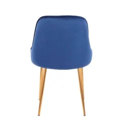 Set Of 2 Marcel Contemporary Dining Chair Gold/Blue Velvet - LumiSource 13 Set Of 2 Marcel Contemporary Dining Chair Gold/Blue Velvet - LumiSource -Famous Furniture Store GUEST 72cc7a52 7ca2 4196 969f 2d858fe61032