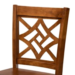 5pc Nicolette Wood Pub Dining Set Walnut/Brown - Baxton Studio 13 5pc Nicolette Wood Pub Dining Set Walnut/Brown - Baxton Studio -Famous Furniture Store GUEST 73220c77 94b9 457f a26e bbf8211b2e3c