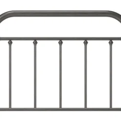Full/Queen Kirkland Metal Headboard With Frame Aged Pewter - Hillsdale Furniture -Famous Furniture Store GUEST 73f2b095 25e0 41e2 9bb5 7ed32eca42c0